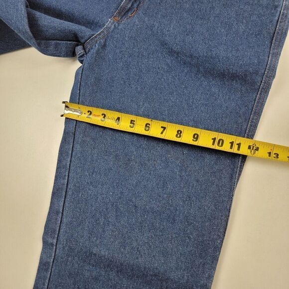 VTG Rockies Rocky Mountain High Rise Mom Jeans ASL Blue Denim 33/15 Bareback 90s - Picture 14 of 14
